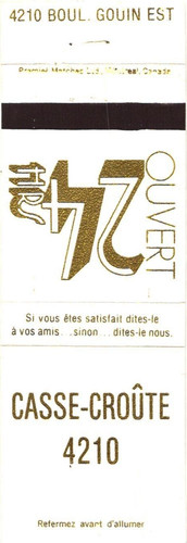 Casse croûte 4210 heures - 24,