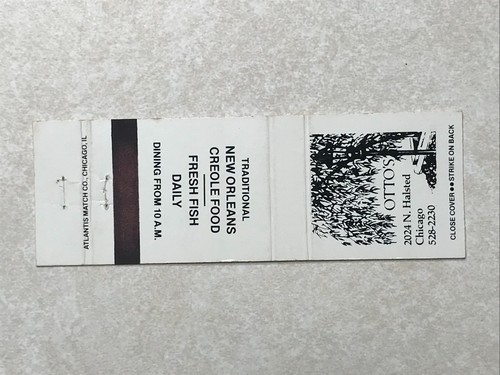 Ag558 vintage matchbook cover - ag558,