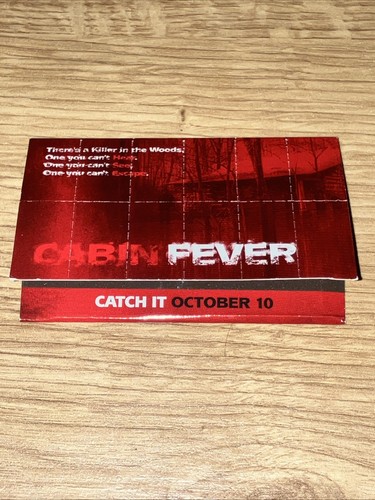 Cabin fever rare 2002 - -,