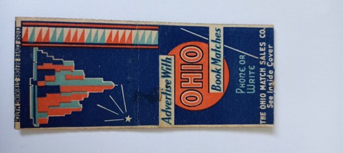Ohio book matches bobtail - book,